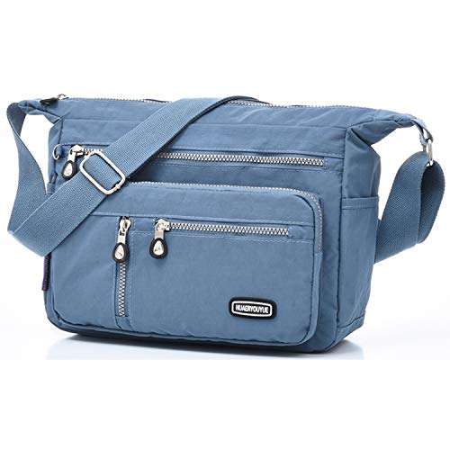 HUAERYOUYUE Impermeable Bolsa de Mensajero Mujer Bolso Bandolera Moda Bolsos de Hombro Bolsa Lateral Bolsa de Deporte Duradera Bolso Viaje para Libro Billetera Paraguas