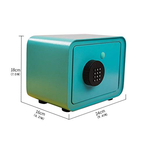 Huchas Originales Contraseña de la carpeta hucha, Caja de seguridad for adultos hucha caja de almacenamiento, de acero inoxidable Llave Caja de almacenamiento de gran capacidad de tres colores Regalos