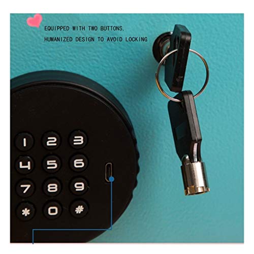 Huchas Originales Contraseña de la carpeta hucha, Caja de seguridad for adultos hucha caja de almacenamiento, de acero inoxidable Llave Caja de almacenamiento de gran capacidad de tres colores Regalos