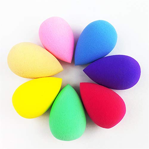 Huevo de belleza Venta al por mayor Mini Maquillaje Esponja Forma de huevo Maquillaje Fundación Suave Corrector Corrector Mixto Cosmética Esponja Esponja Buen material ( Color : 5 Pc Random Color )