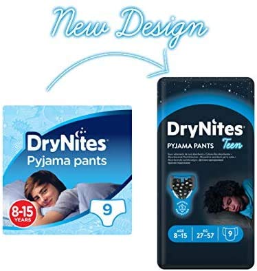 Huggies 8-15 Años Para Los Varones Drynites 9 Por Paquete