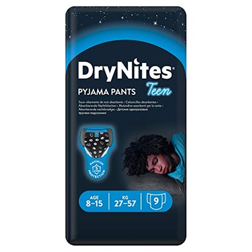 Huggies 8-15 Años Para Los Varones Drynites 9 Por Paquete
