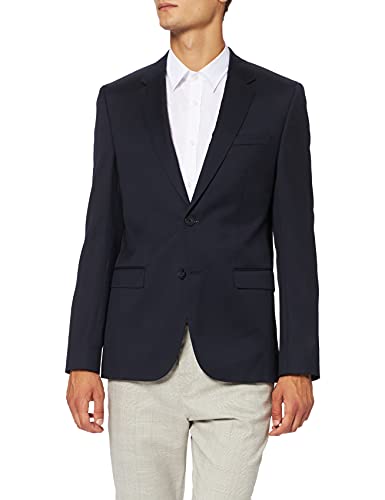 HUGO Aldons Chaqueta de Traje, Azul (Dark Blue 401), 46 para Hombre