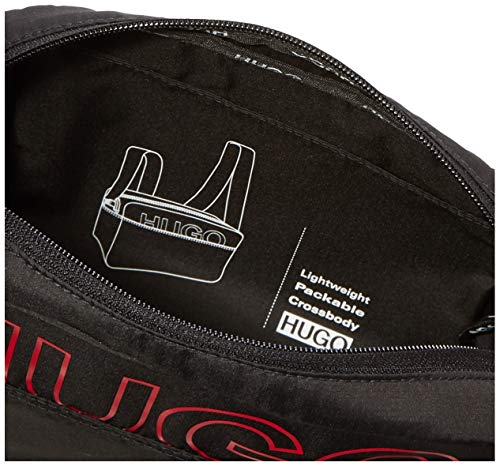 HUGO Reborn Crossbody, Bolsa cruzada. para Mujer, Negro1, Einheitsgröße