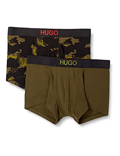 HUGO Trunk Brother Pack Calzoncillos Tipo bóxer para Hombre, Open Green344, L 2
