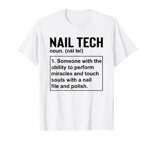 Humorístico Definición Manicurista Cosmetología Cosmetología Divertido Camiseta