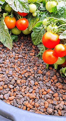 Humusziegel - Wasser Depot +50 XL Arcilla expandida en Gránulos - Granulado de Arcilla XL – Tamaño Grano 4-8 mm - Almacenamiento de Agua Natural - Contra Malas Hierbas y Anegamiento - 10 L