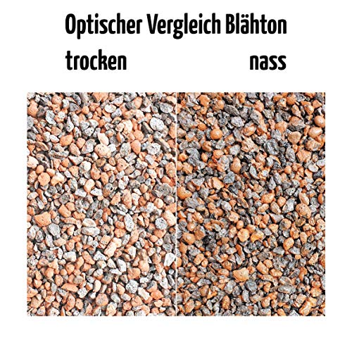 Humusziegel - Wasser Depot +50 XL Arcilla expandida en Gránulos - Granulado de Arcilla XL – Tamaño Grano 4-8 mm - Almacenamiento de Agua Natural - Contra Malas Hierbas y Anegamiento - 10 L