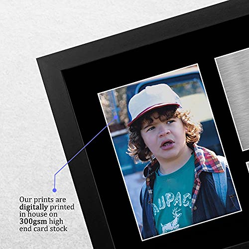 HWC Trading Gaten Matarazzo Stranger Things Dustin Henderson Gifts - Fotografía firmada para Fans de la TV Memorabilia - Marco A4