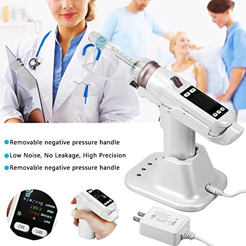 Hydro Vacuum Needles Airbrush Gun Agua jeringa inyector Dispositivo de belleza facial con pantalla OLED para tatuaje corporal Hidratante piel Anti arrugas Spot Pore eliminación del acné Anti-envejecim
