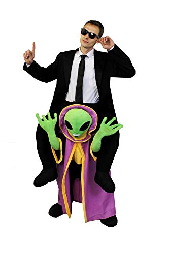 I LOVE FANCY DRESS LTD DISFRAZ A HOMBROS DE EXTRATERRESTRE PARA ADULTOS CON DISFRAZ DE AGENTE SECRETO(XL)