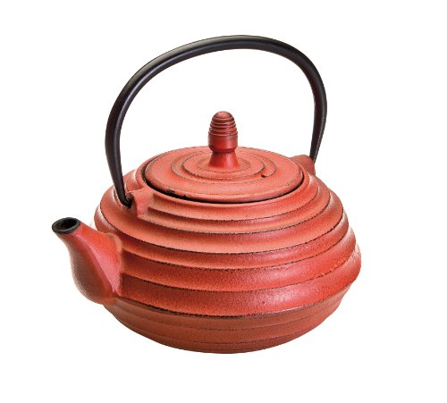 Ibili 620407 - Tetera Hierro Fundido Ceylan 0,70 Lt + 621000 - Reposateteras Plano