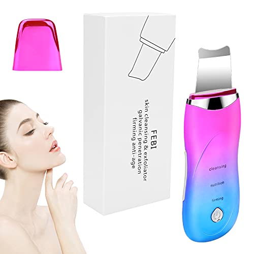 icyant Depurador ultrasónico de la piel, Skin Scrubber con 3 Modos, USB Recargable, eliminación de espinillas, estiramiento de la piel, limpieza de poros faciales Dispositivo de belleza para el hogar