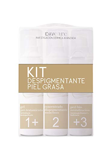 Idav Care - Kit Home Despigmentante Progresivo Piel grasa en 3 Pasos