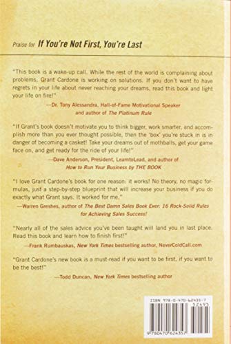 If You′re Not First, You′re Last: Sales Strategies to Dominate Your Market and Beat Your Competition