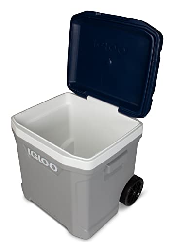 Igloo Maxcold Latitude 62 Roller Nevera con Ruedas, 56 litros, Gris