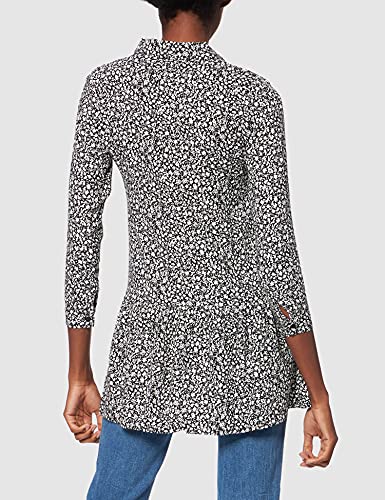 IKKS Robe Noir imprimé Fleurs Vestido, Negro Estampado Floral, 16 años para Niños