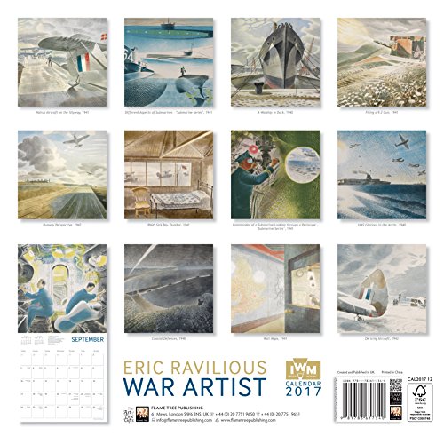 Imperial War Museums - Eric Ravilious War Artist wall calendar 2017 (Art calendar)