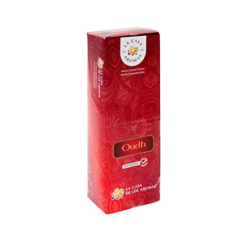 Incienso Oudh - Pack de 6 Sticks con 120 Varillas | La casa de los Aromas (120 Varillas - Pack 6 Sticks, Oudh)