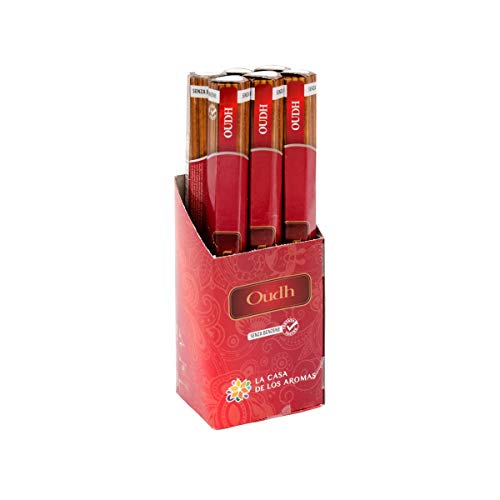 Incienso Oudh - Pack de 6 Sticks con 120 Varillas | La casa de los Aromas (120 Varillas - Pack 6 Sticks, Oudh)