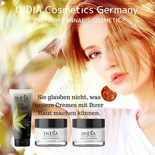 INDIA's Face & Skincare - Juego de 2 cremas faciales y 1 sérum para la piel