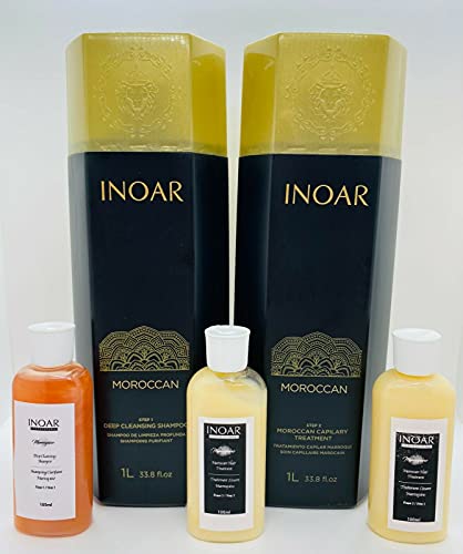 INOAR Premium Queratina Brasilera-Marroquino 3 x 100 ml