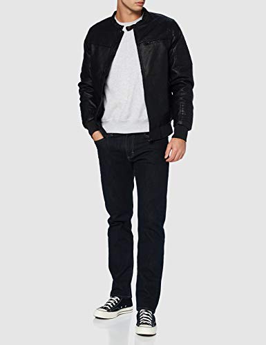 Inside @ Ccan09 Chaqueta de Cuero sintético, 1, M para Hombre