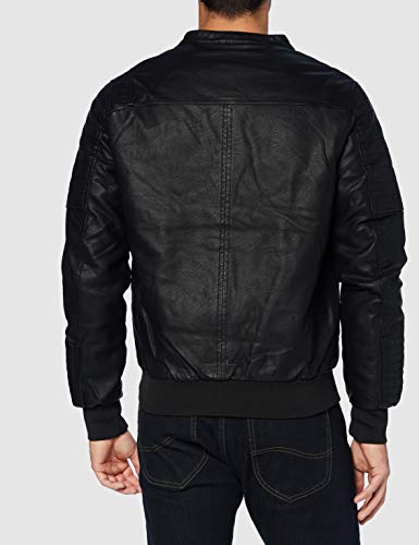 Inside @ Ccan09 Chaqueta de Cuero sintético, 1, M para Hombre
