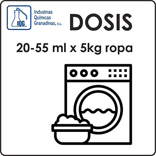IQG SUAVIZANTE Textil. Suavizante Concentrado para Ropa, Olor Agradable 5L.