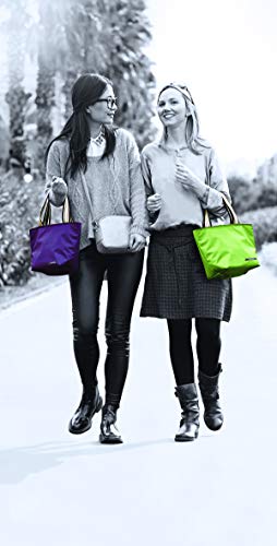 IRIS Tote Bolsa Porta Alimentos, Tela, Negro, 33x14x23 cm