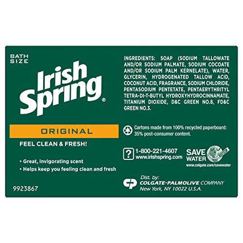 Irish Spring Original Deodorant Soap 3 x 120 ml