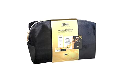 Isdinceutics Pack Ilumina E Hidrata Antiedad Con Regalo Neceser, Incluye K-ox Eyes (15 Ml), Combo Antioxidante (10+10 Ampollas), Age Reverse Day (7 Ml) Y Noche (7 Ml), 35 Mililitro