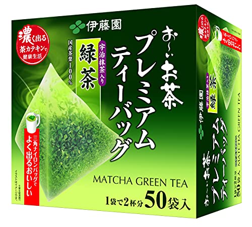 ITOEN bolsa de té premium de té que contiene el té verde 50 bolsas