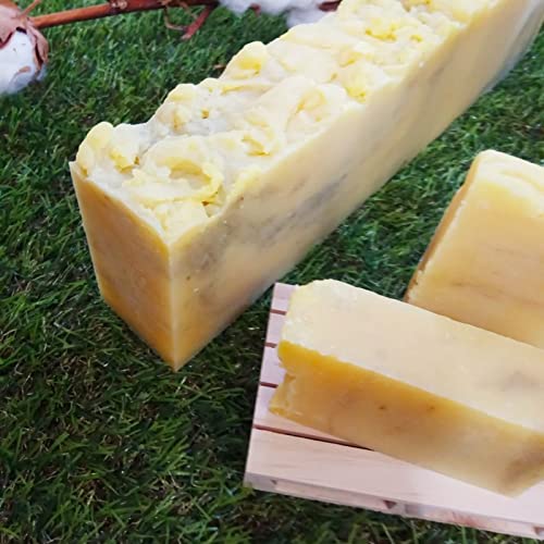 Jabón Natural de Ruda - Jabón para cara, manos y cuerpo. Indicado para pieles secas - Elaborado artesanalmente a base de aceite de oliva - Vegano y Eco