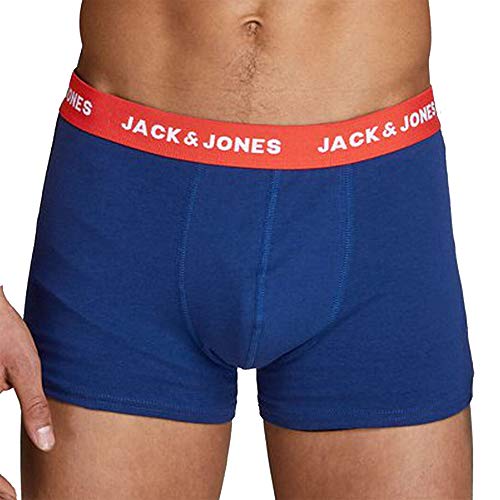 JACK & JONES JacLee Trunks 5 Pack Calzoncillos Boxer Hombre, Azul (Estate Blue), M (Pack de 5)