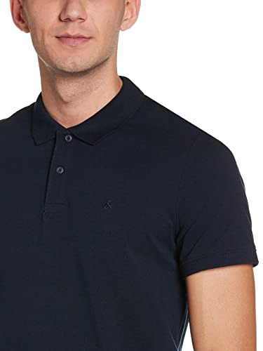 JACK & JONES Jjebasic Polo SS Noos, Azul (Navy), L para Hombre