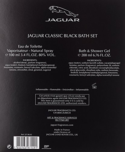 Jaguar Fragrances Jaguar Classic Black Set - Eau de Toilette + Showe Edición Limitada