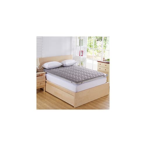 Japón Tatami Suelo ​Futón Colchón, Plegable Respirable Cómodo Colchón Sleeping Pad Almohadilla Topper Alfombrilla De Tatami para Invitados Camping Viaje-Camello-120 * 190cm(47 * 75in)