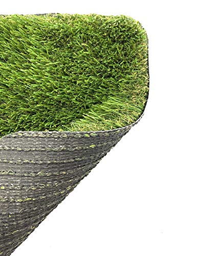 Jardin202 - Césped Artificial Almería 40mm - Rollos | Altura Muy Realista con Triple Tonalidad | Rollo: 2x5 Metros