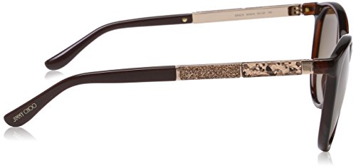 Jimmy Choo Erie/S HA 9N4 54 Gafas de Sol, Marrón (Havana Brown/BW Black Brown), Mujer