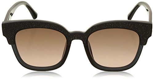 Jimmy Choo MAYELA/S VE 18R 50 Gafas de Sol, Gris (Dkgryglttgry/Brown SF Ar), Mujer