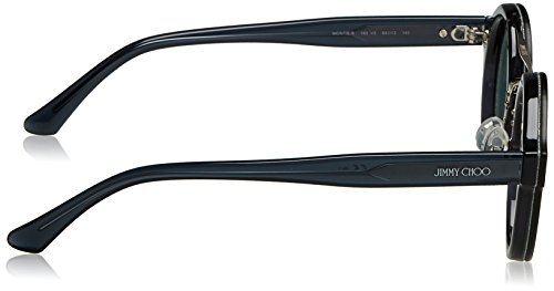 Jimmy Choo Montie/S V3 183 64 Gafas de Sol, Gris (Dkgryglt PLD/Green Ar), Mujer