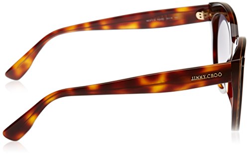 Jimmy Choo Nicky/S 9C PUU 56 gafas de sol, Marrón (Animalier Hv/Dark Grey Sf), Mujer