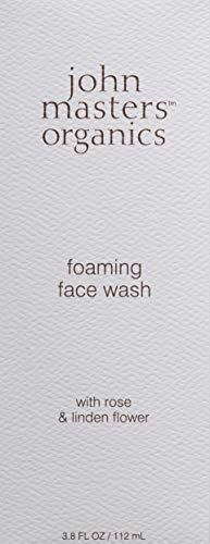 John Masters Organics Espuma de Lavado Facial con Rosa y Flor de Tilo 112 ml