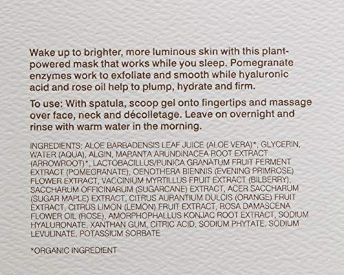 John Masters Organics Máscara Facial Durante la Noche con Granada y Rosa Marroquí 93 g
