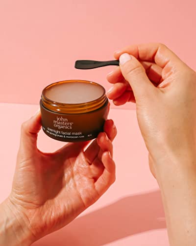 John Masters Organics Máscara Facial Durante la Noche con Granada y Rosa Marroquí 93 g