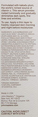 John Masters Organics Suero Diario Intensivo con Vitamina C y Viruela Kakadu 30 ml