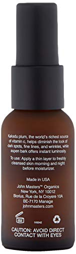 John Masters Organics Suero Diario Intensivo con Vitamina C y Viruela Kakadu 30 ml