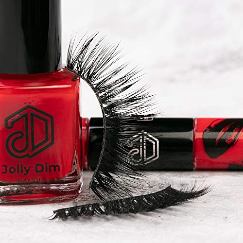 Jolly Dim by Inglot Makeup Set 2: Dúo de labios Matte & Gloss Dirty Red 1. Pestañas Classy. Esmalte de uñas Carmine 5. Regalo perfecto. Para un look de día o de noche