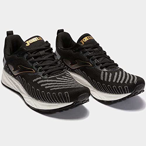 Joma Serie Storm Viper Lady, Zapatillas de Atletismo Mujer, Negro-Oro, 40 EU